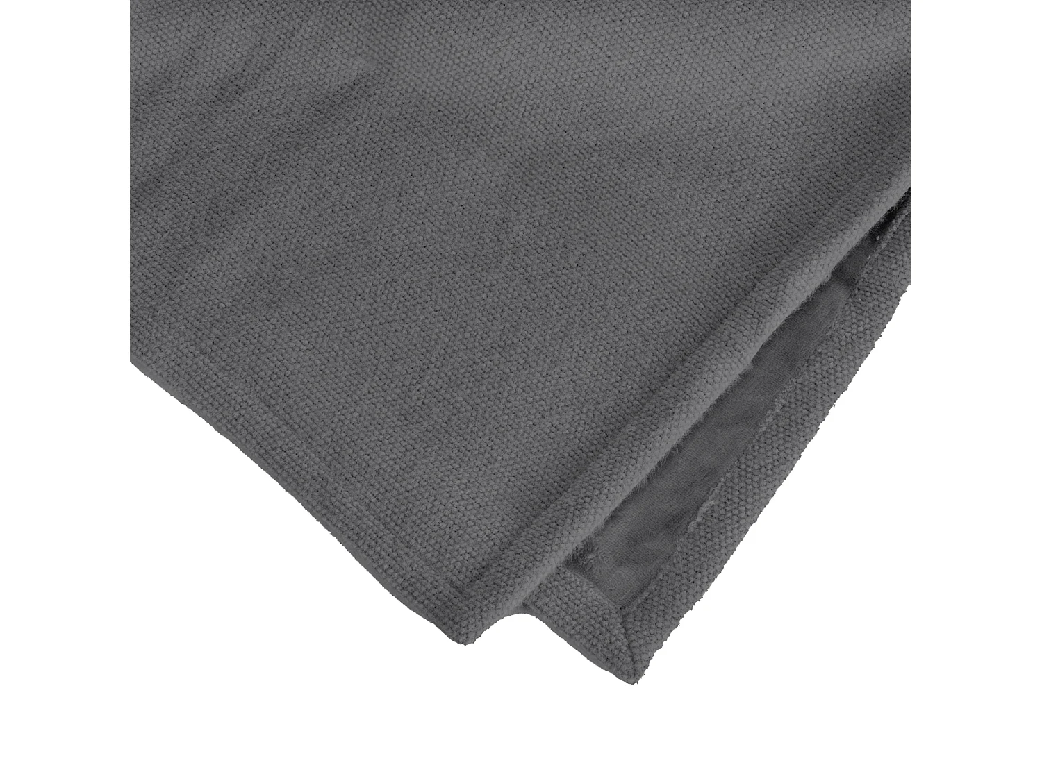 Manta plaid gris oscuro 130x170cm PANORA - SACASA