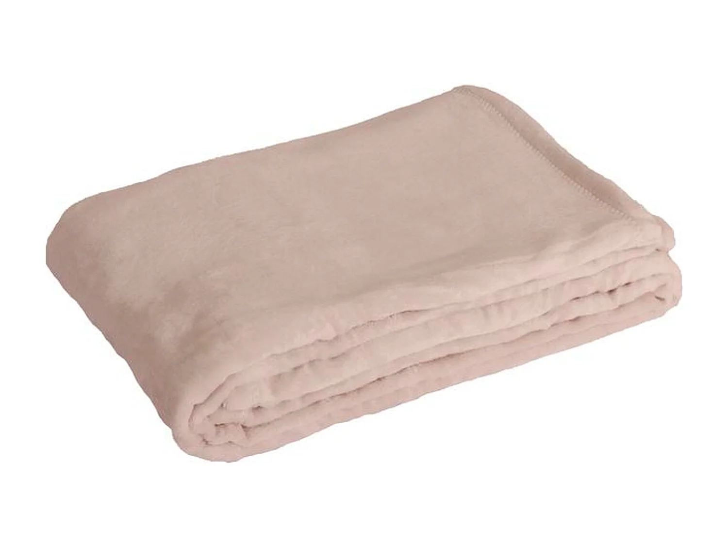 Manta plaid rosa palo 130x170cm FLANBERG - SACASA