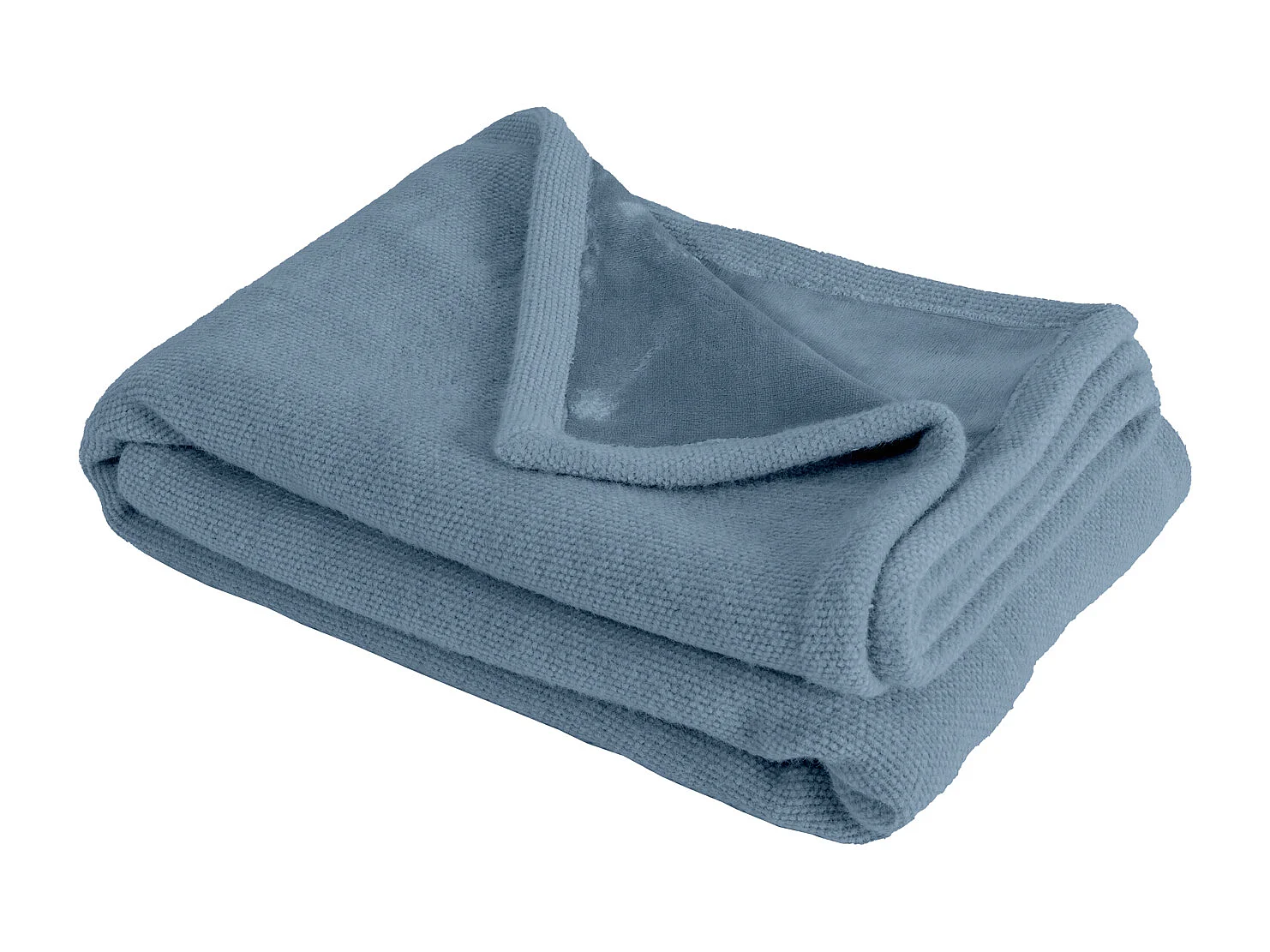 Manta plaid azul 130x170cm PANORA - SACASA