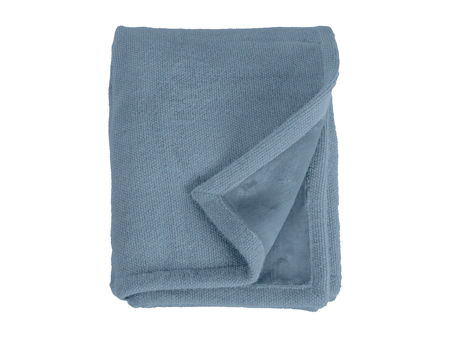 Manta plaid azul 130x170cm PANORA - SACASA