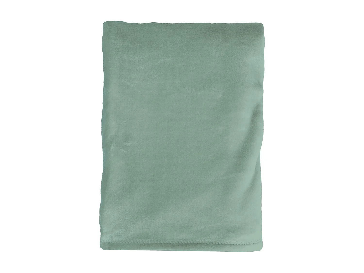 Manta plaid verde eucalipto 180x220cm FLANBERG - SACASA