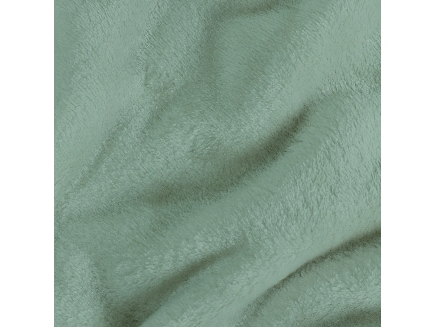 Manta plaid verde eucalipto 180x220cm FLANBERG - SACASA