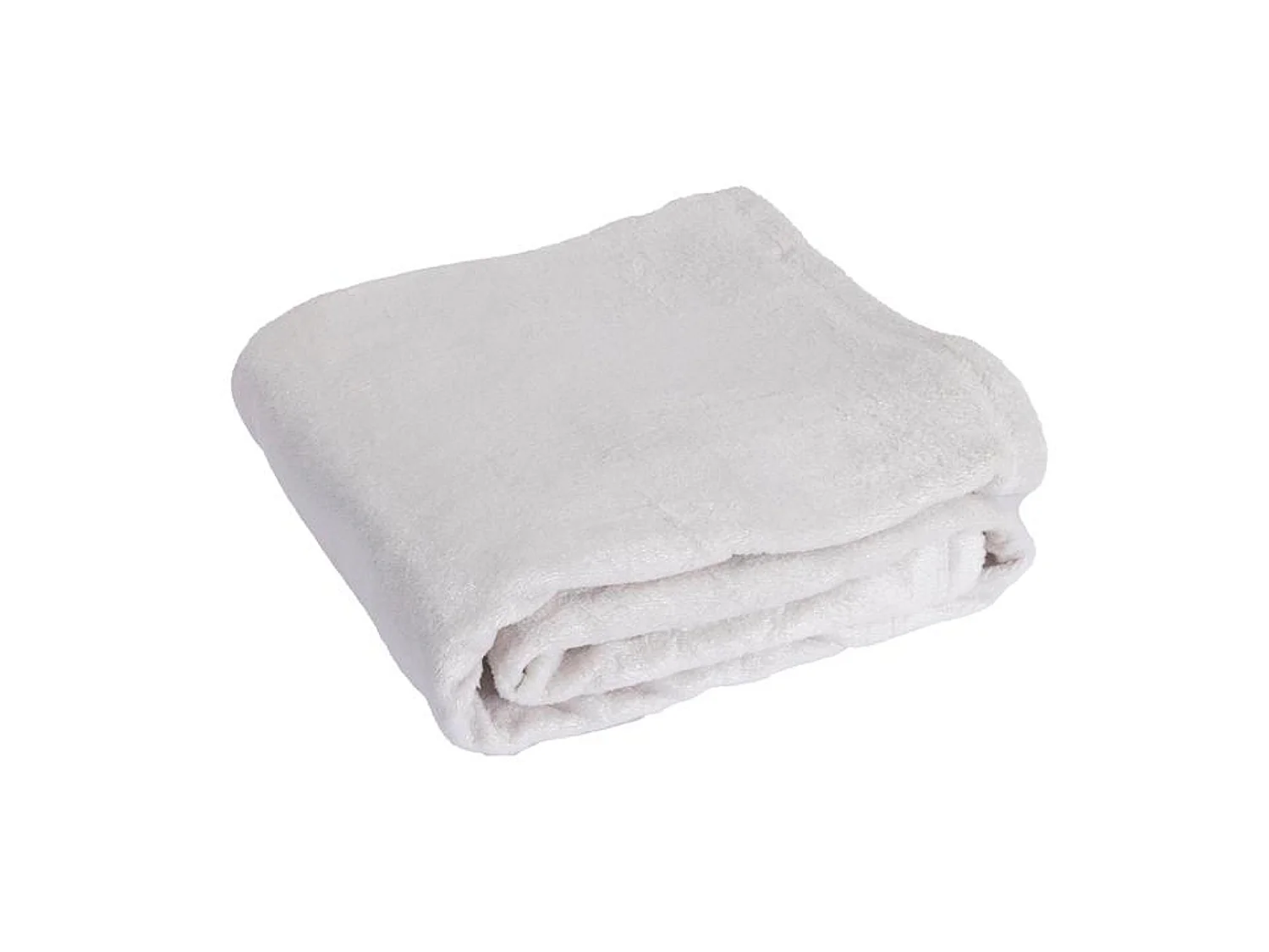 Manta plaid beige 130x170cm FLANBERG - SACASA