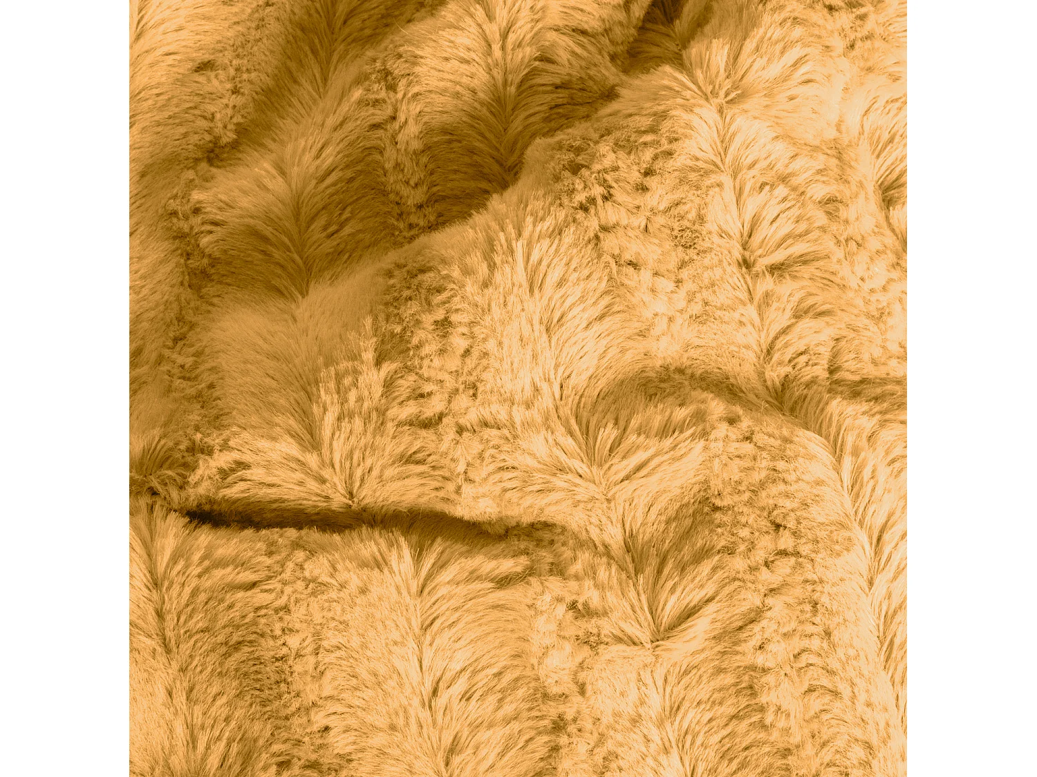 Manta plaid bitono amarilla y blanca 130x170cm BERGIL - SACASA