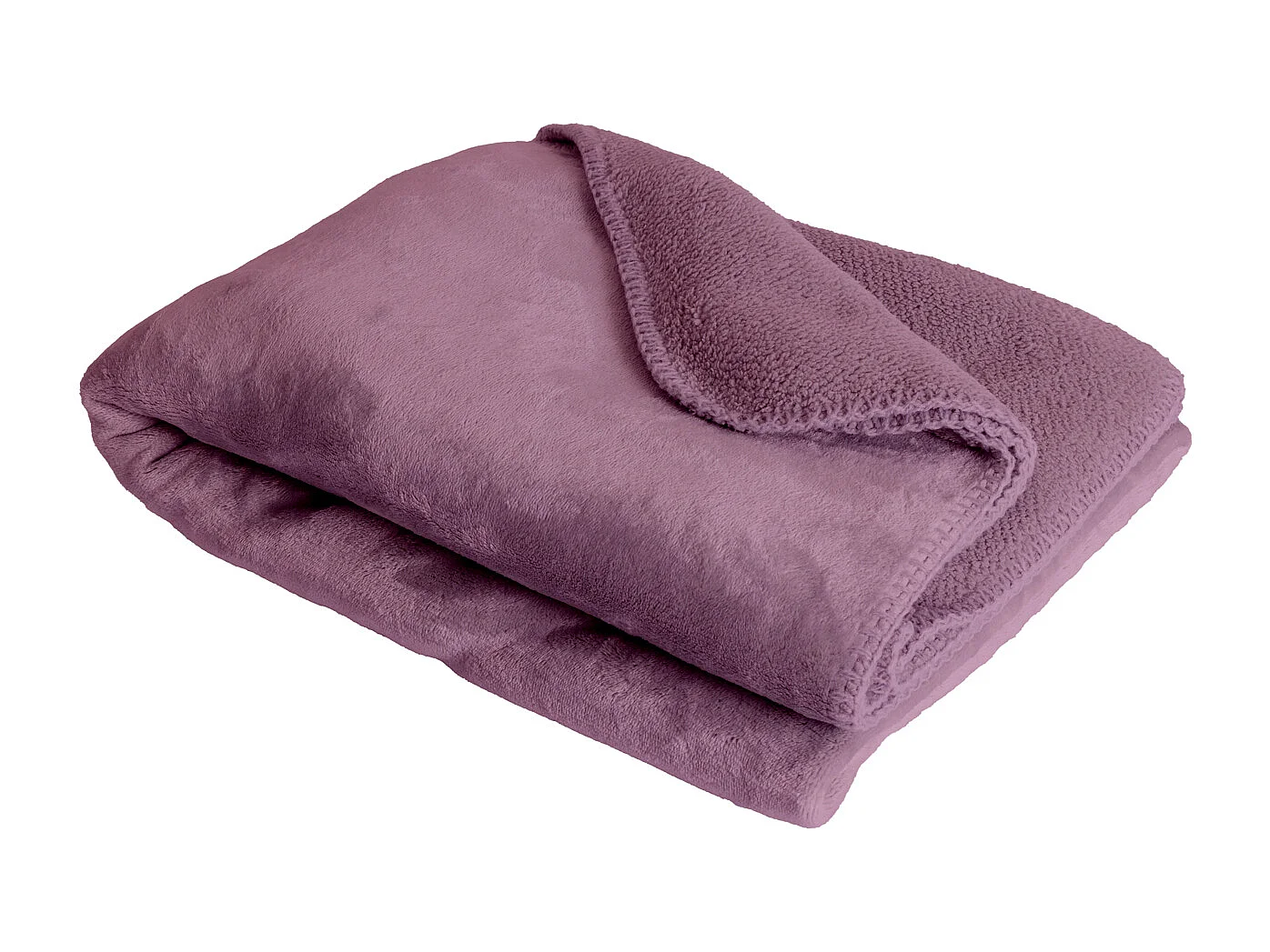 Manta plaid morado 130x170cm SMOOTIK - SACASA