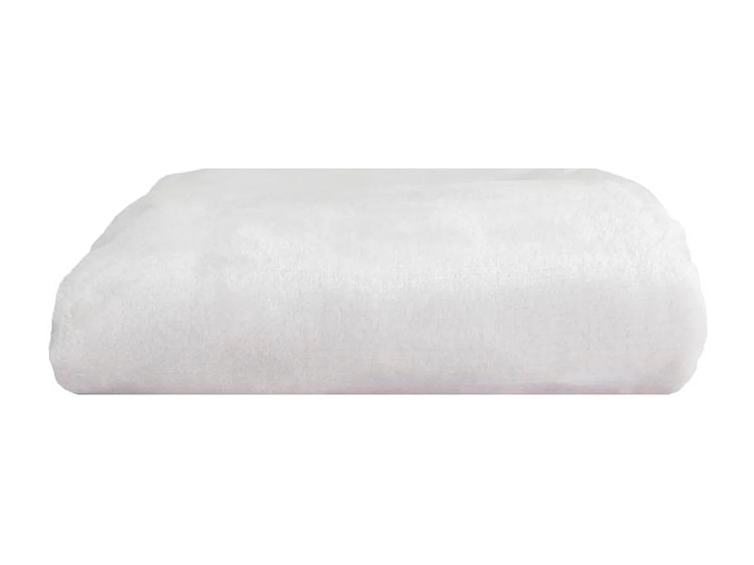 Manta plaid blanco 130x170cm FLANBERG - SACASA