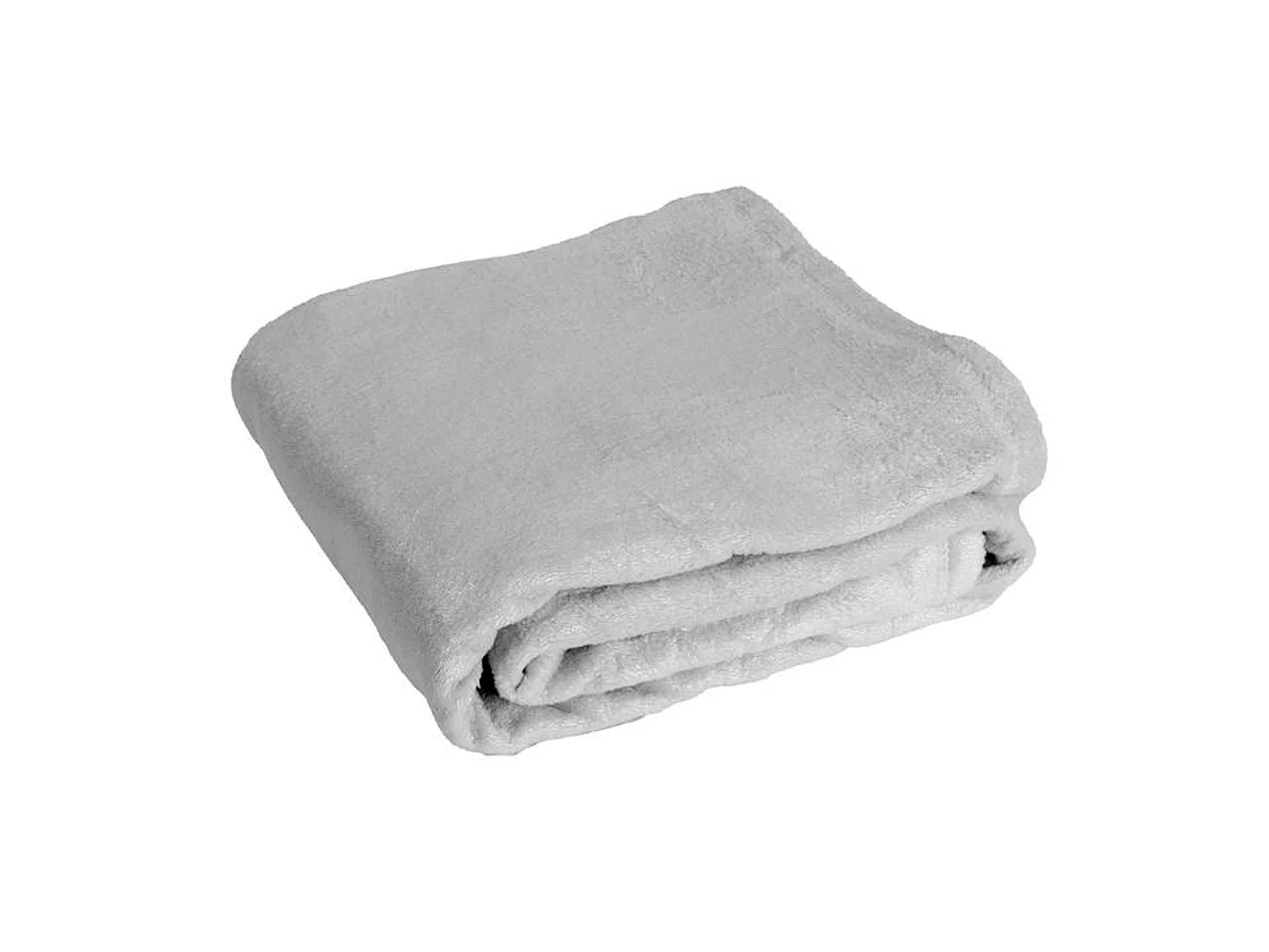 Manta gris plata 130x170cm FLANBERG - SACASA