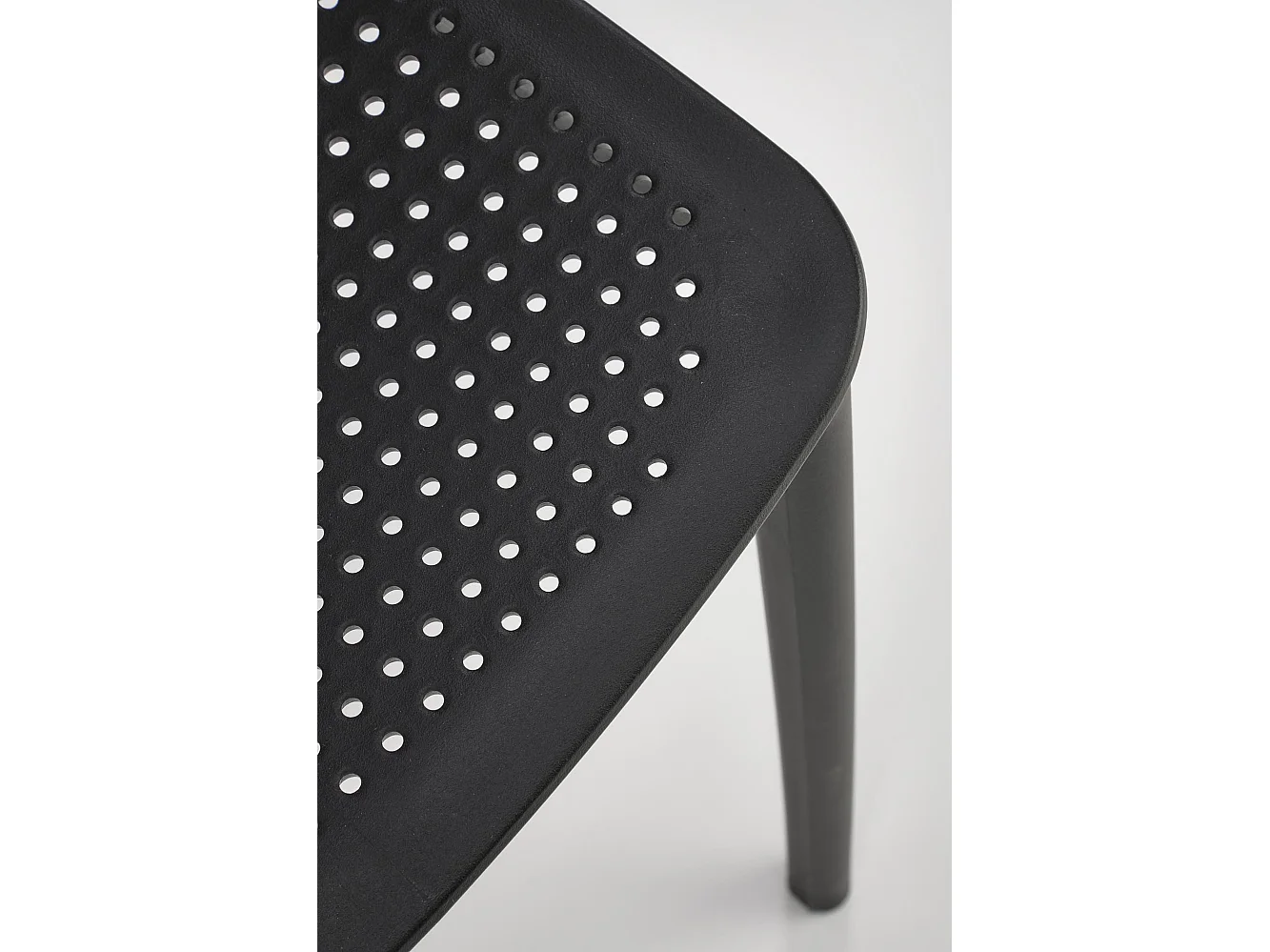 Chaise design polypropylène noir Samba