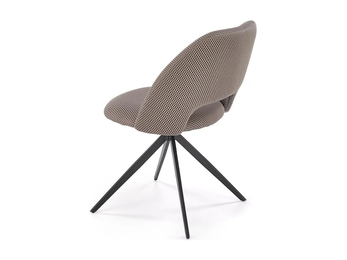 Chaise grise design pivotante a 180° Danilo