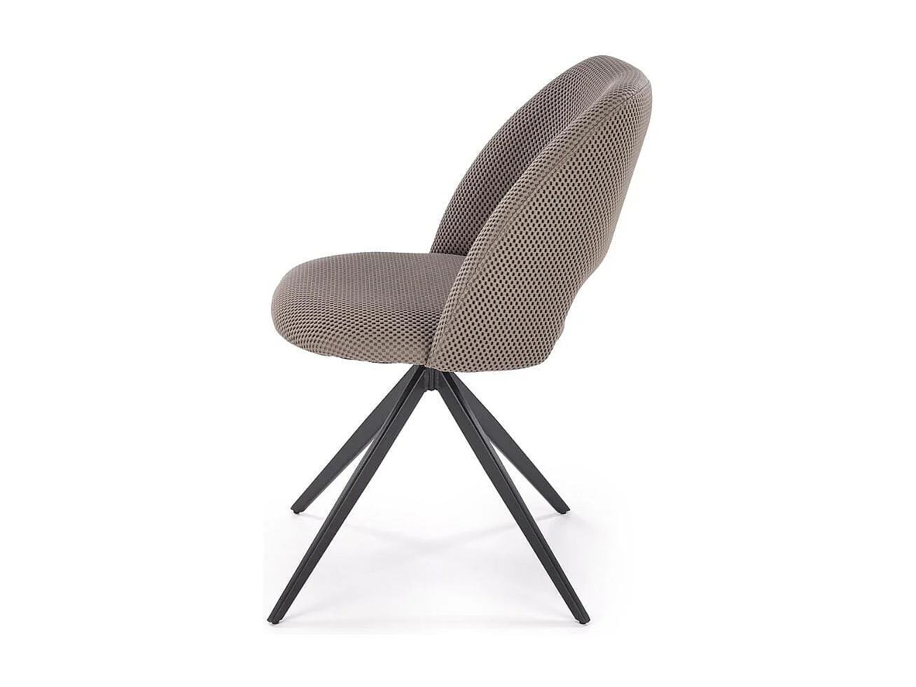 Chaise grise design pivotante a 180° Danilo