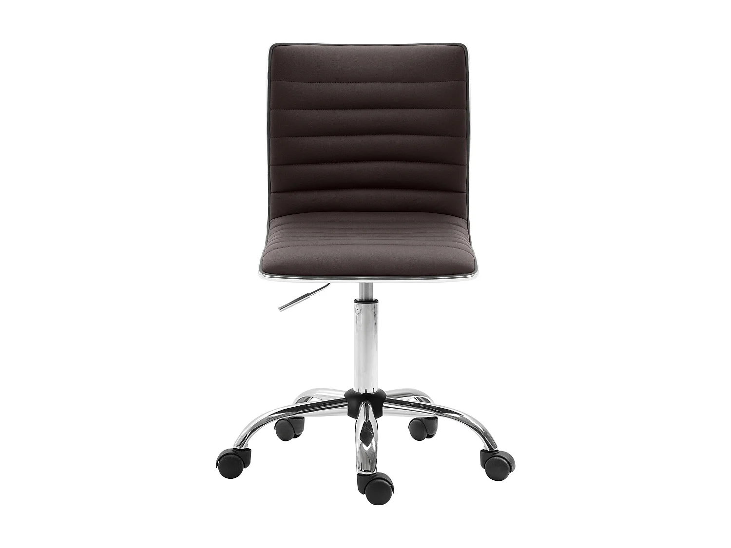 Tabouret de bureau - Similicuir - Marron - Alamosa