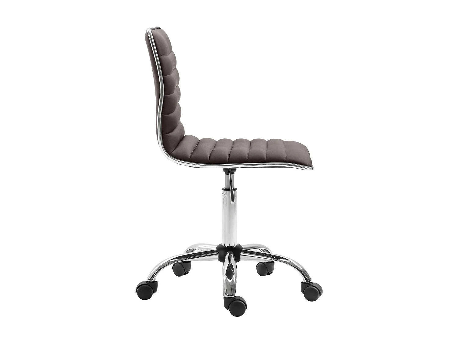 Tabouret de bureau - Similicuir - Marron - Alamosa