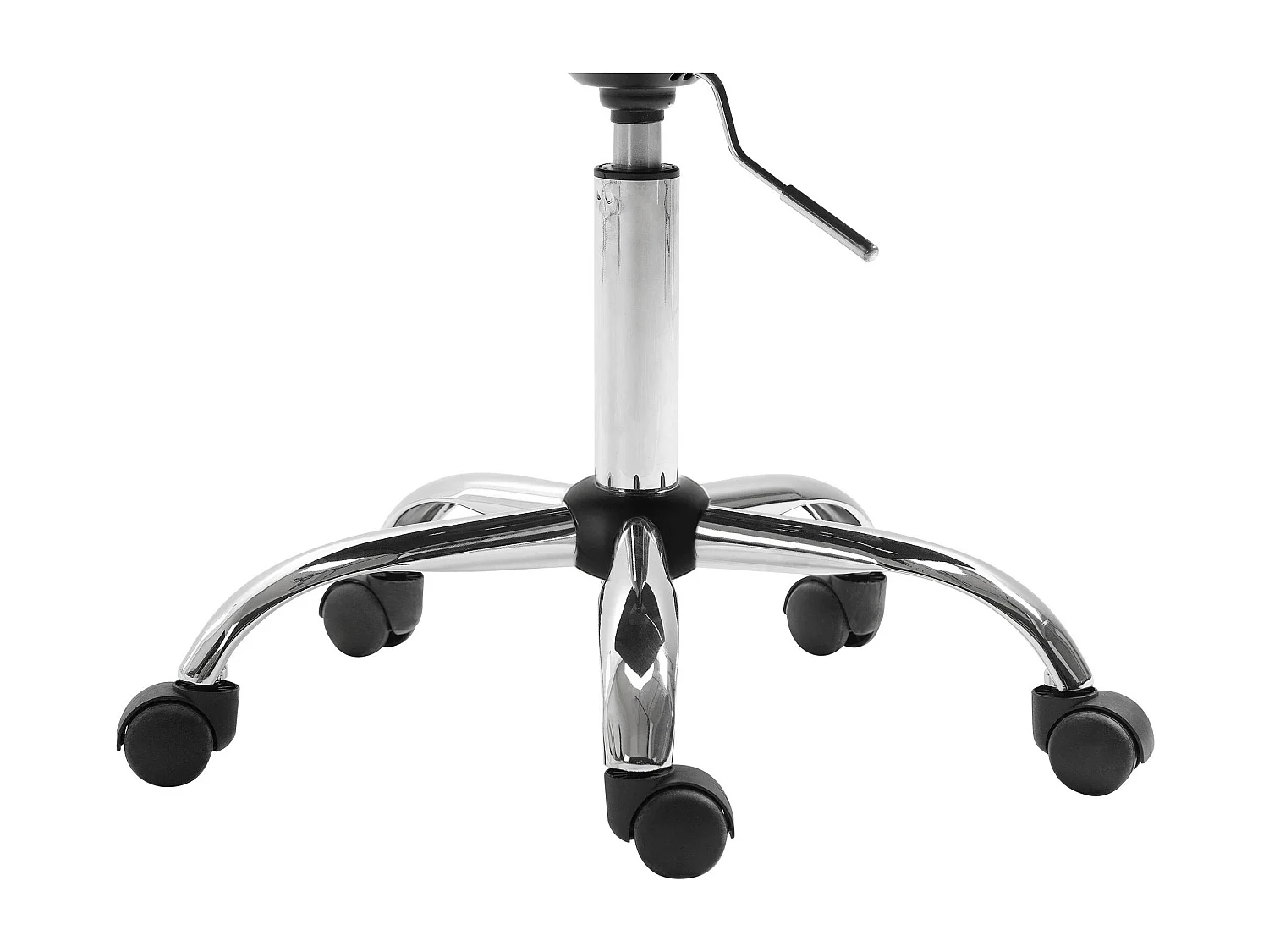 Tabouret de bureau - Similicuir - Gris - Alamosa