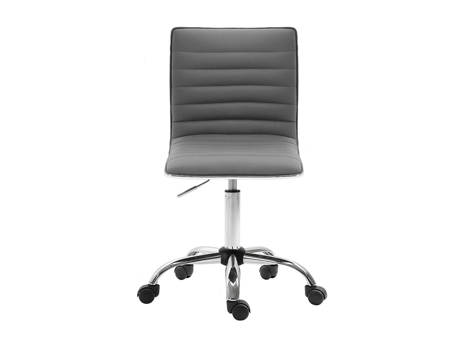 Tabouret de bureau - Similicuir - Gris - Alamosa