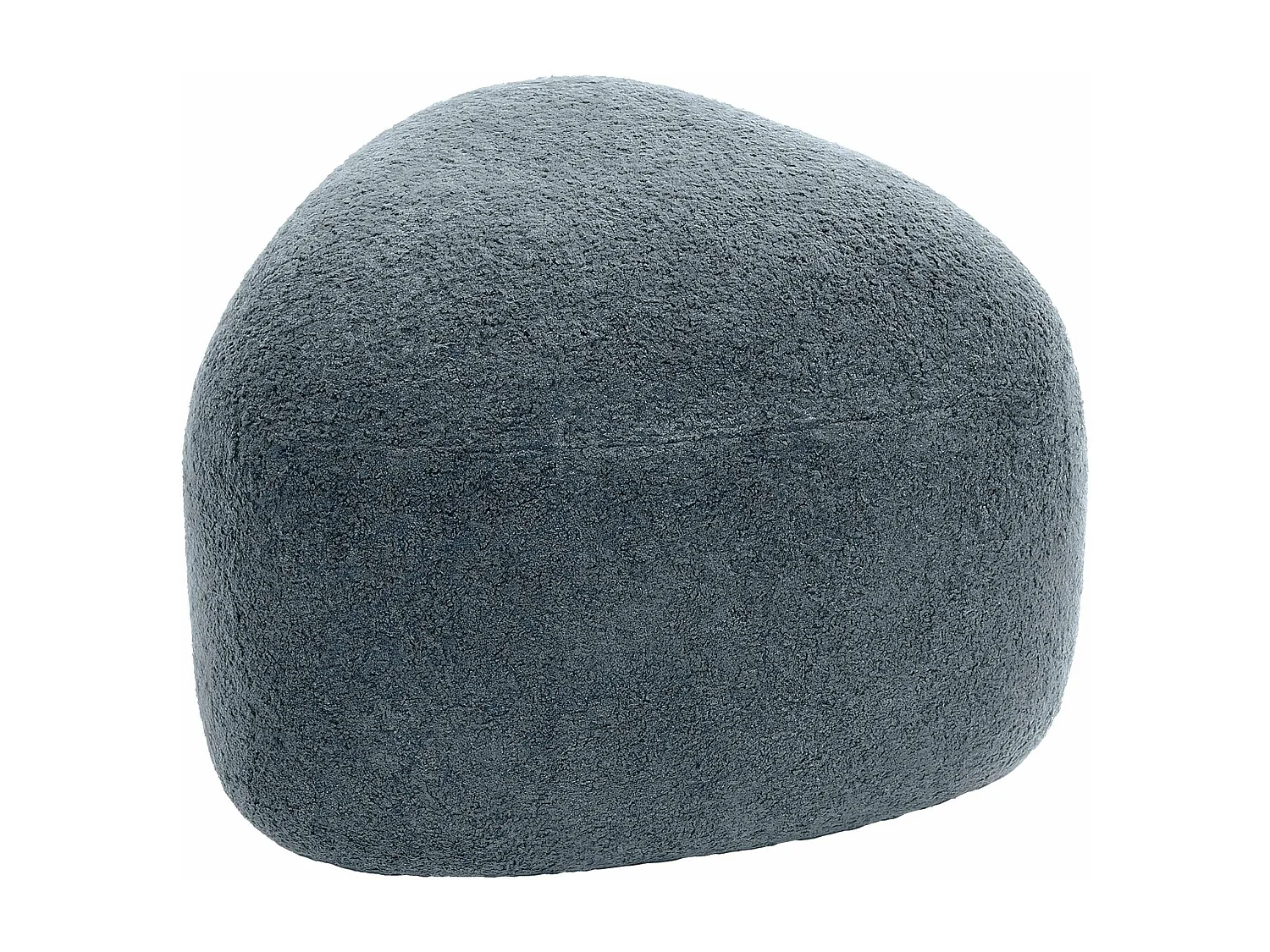 Tabouret - Tissu & Blanc - Gris foncé - Alfrisa