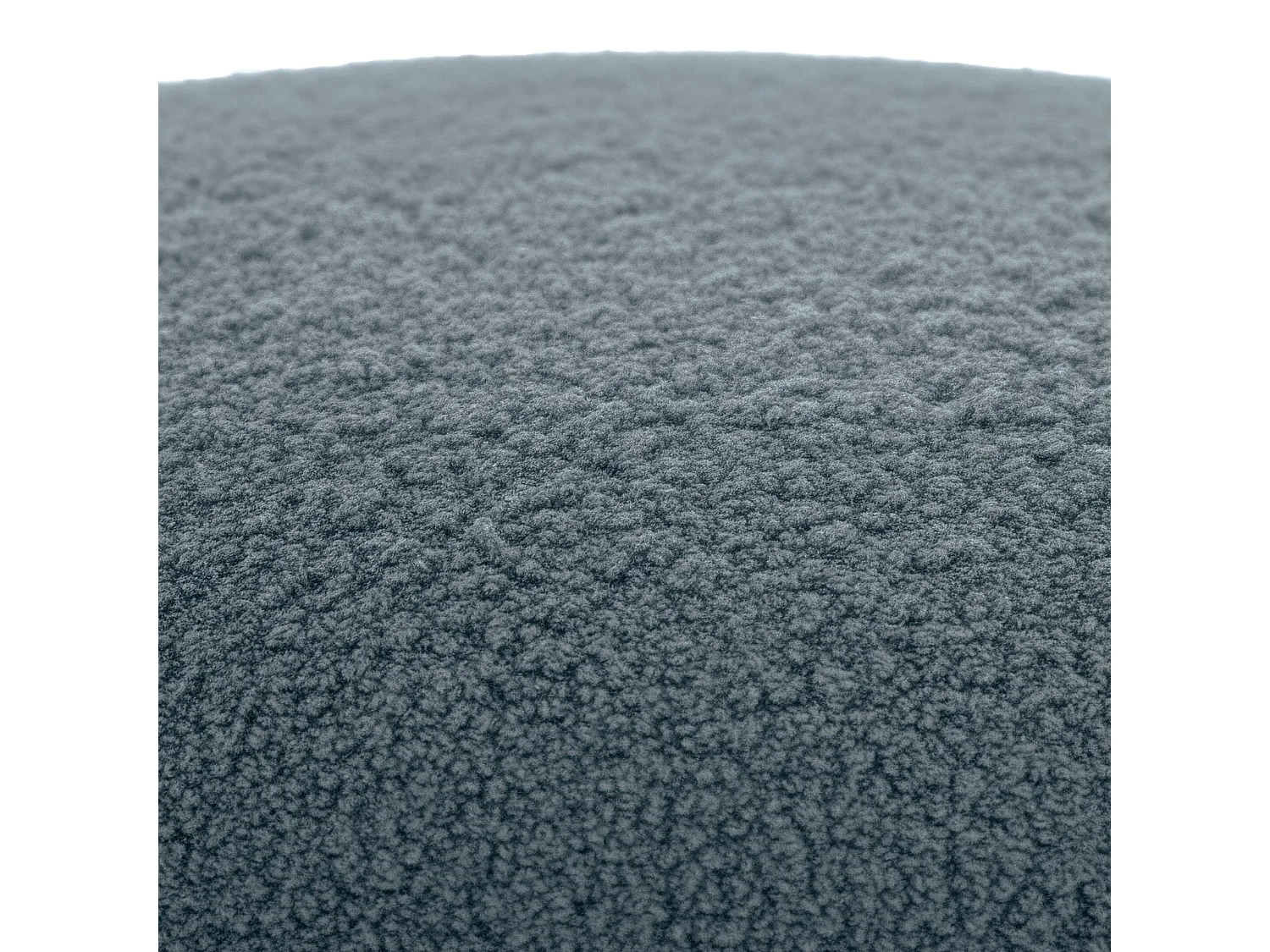 Tabouret - Tissu & Blanc - Gris foncé - Alfrisa