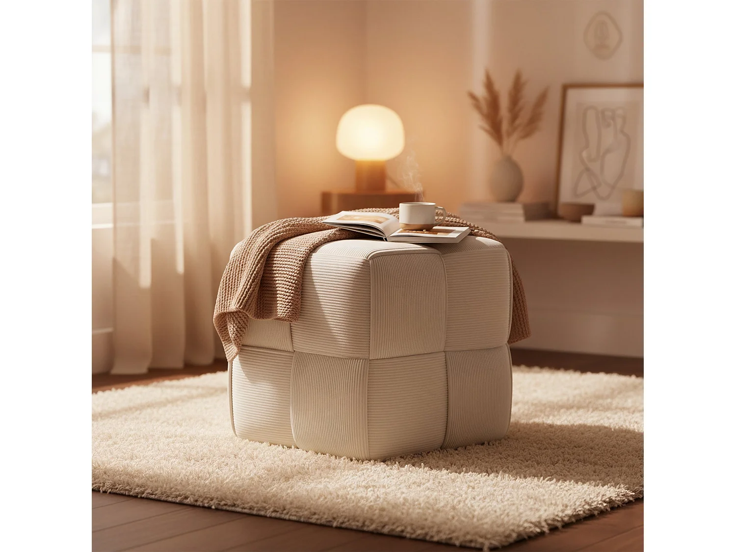 Tabouret - Cordon & Blanc - Crème - Forinta