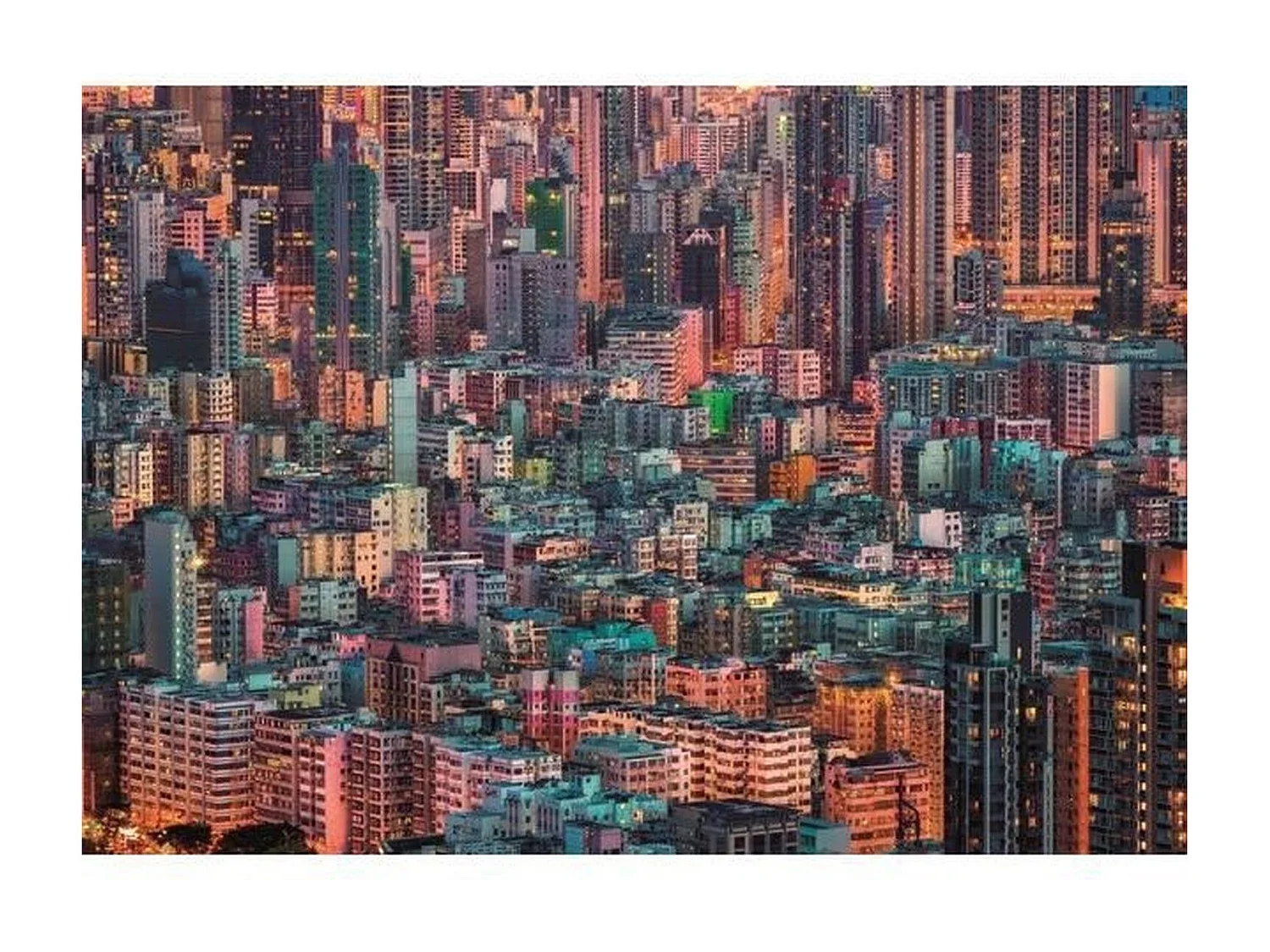 Rompecabezas de Hong Kong, la colmena, 1500 piezas