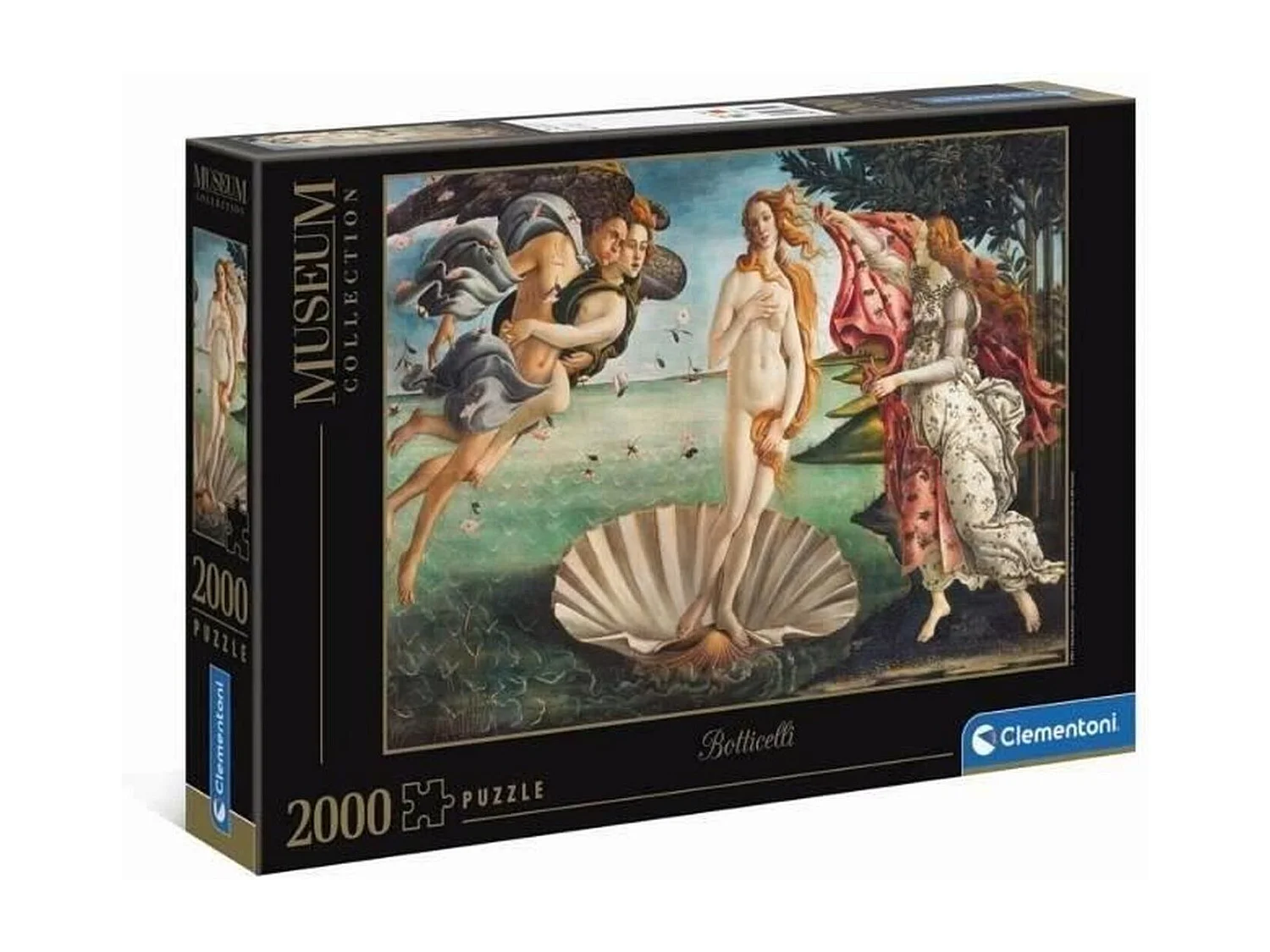 Clementoni - Museum - puzzel van 2000 stukjes - Botticelli: De geboorte van Venus