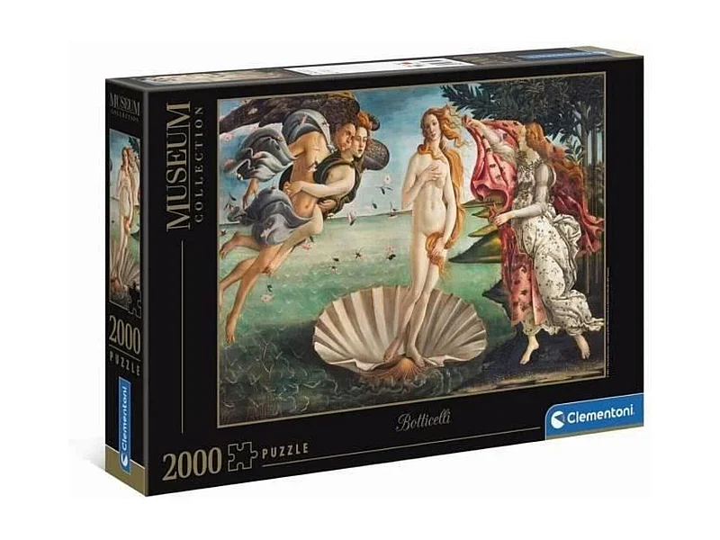 Clementoni - Museum - puzzel van 2000 stukjes - Botticelli: De geboorte van Venus