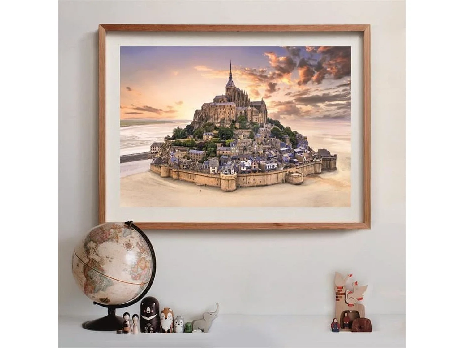 Rompecabezas de 1500 piezas del Mont Saint-Michel