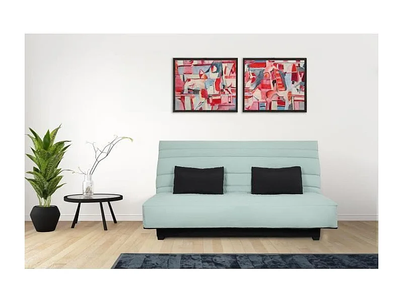 DUNLOPILLO 2-zits slaapbank - Groen - ReVEUR