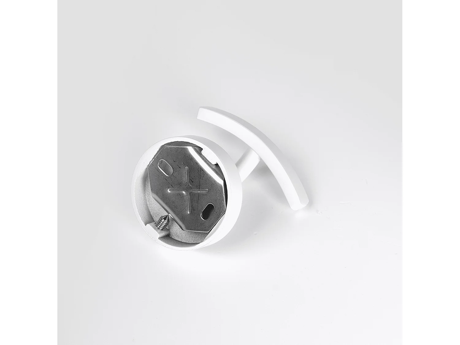 Patère à fixer blanche ou noir en inox - BATHBAZAAR