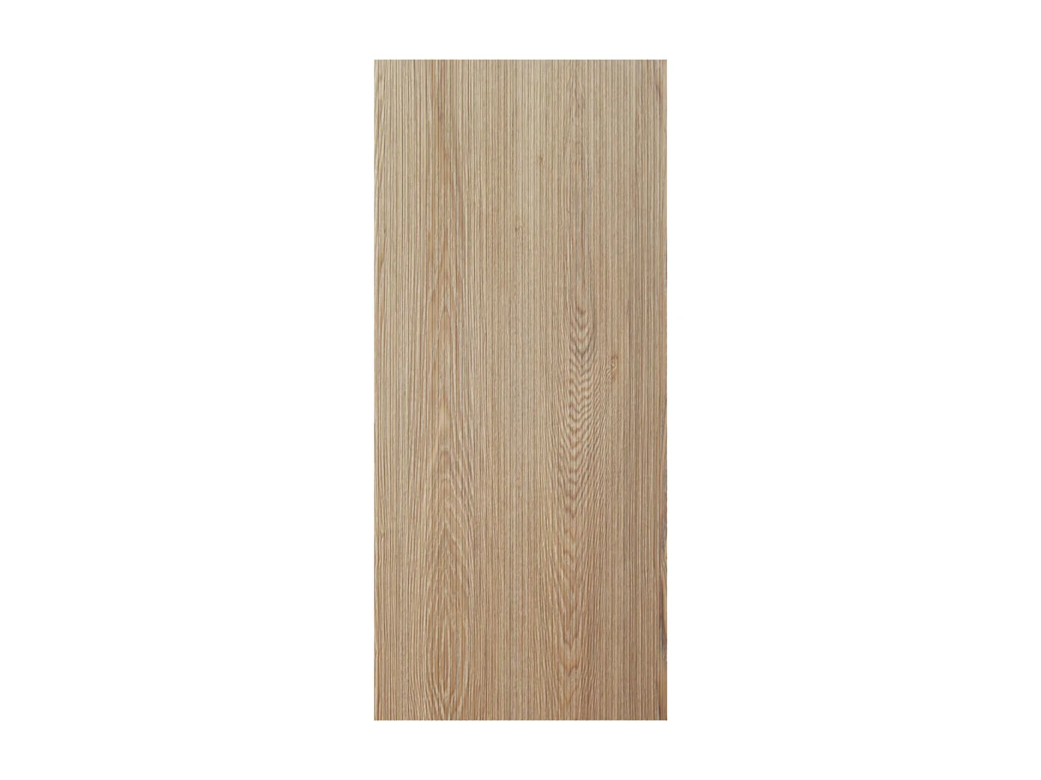 Schiebetür aus Holz und MDF mit unsichtbarer Laufschiene - Naturell hell gestreift - 93 x 210 cm - LORVISA