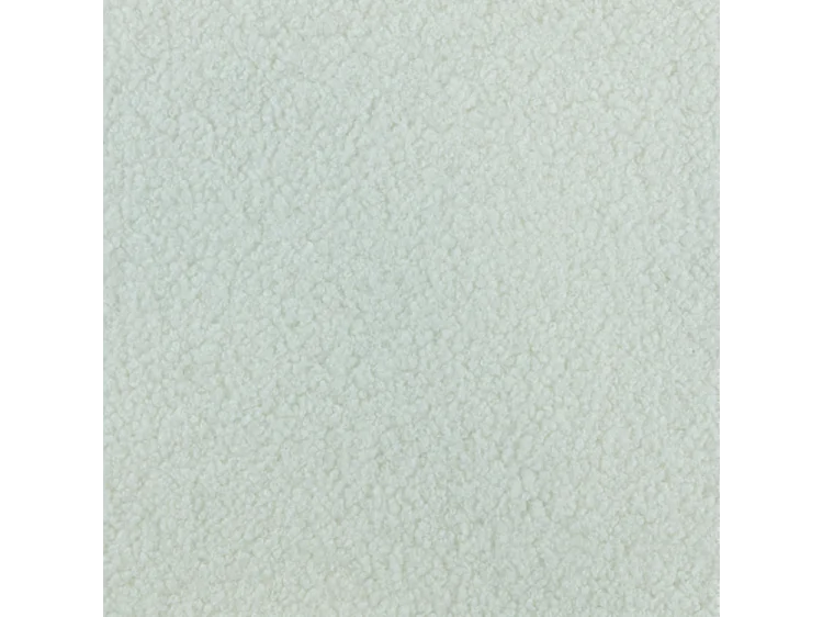 BESILIO Wolkenbed met opbergruimte en lattenbodem 120x200 Fluffy – gestoffeerd bed van bouclé-/teddystof, dikke schuimvulling – Wit