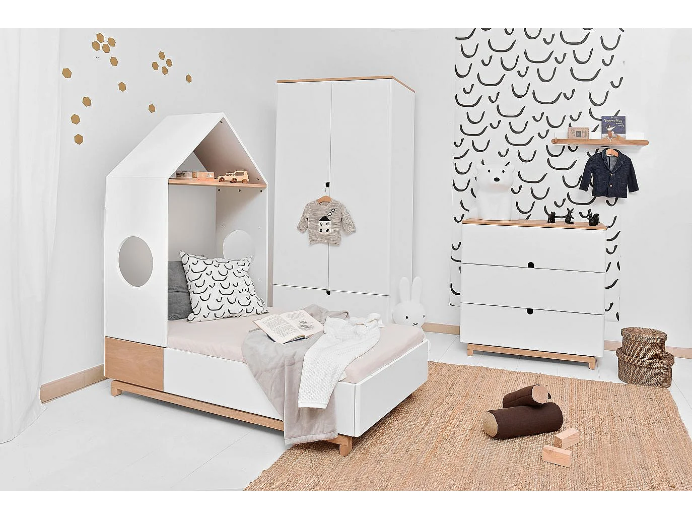 Kinderkommode Nomi - rustikale Eleganz und Funktionalität