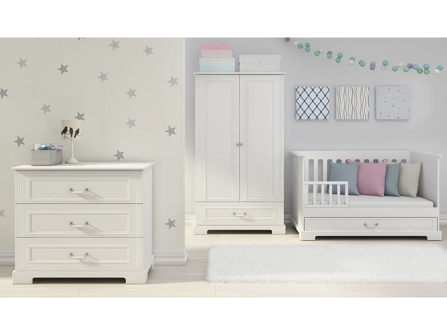 Kinderkommode Ines - rustikale Eleganz und Funktionalität