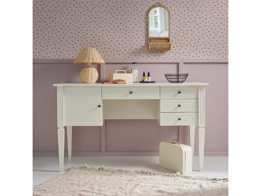 Kinderschreibtisch Ines - Jugend-Schreibtisch mit modernem & funktionalem Look