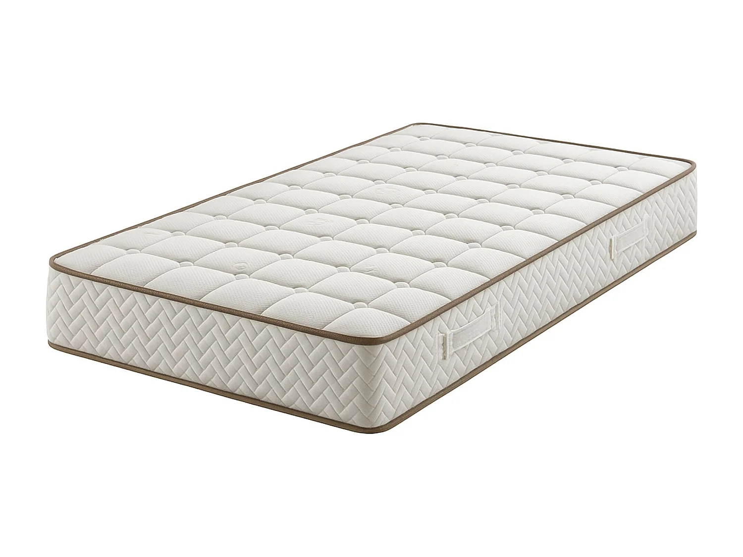Lot de 2 Matelas 90x200 - Hauteur 23 Cm - Soutien Trés Ferme - Mousse Haute Résilence Trés Haute Densité HR 40 Kg/m3 - Nuit Douce 90 200