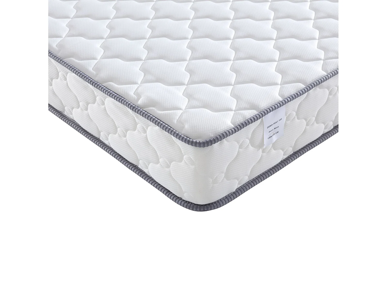 Lot de 2 Matelas 100x200 - Hauteur 18 Cm - Soutien Ferme - Mousse Haute Résilence HR 30 Kg/m3 - Rve Doux 100 200