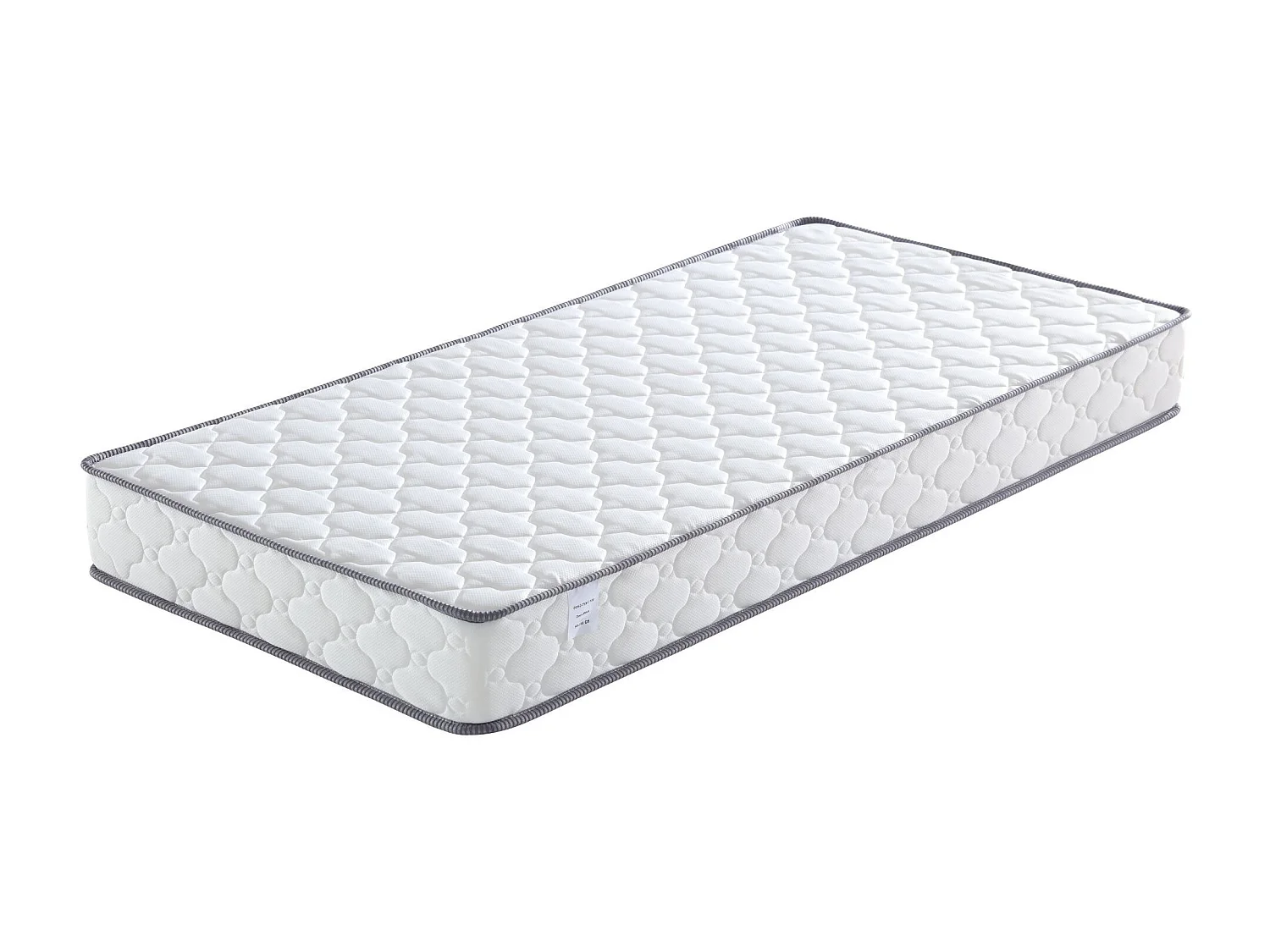 Lot de 2 Matelas 90x190 - Hauteur 18 Cm - Soutien Ferme - Mousse Haute Résilence HR 30 Kg/m3 - Rve Doux 90 190