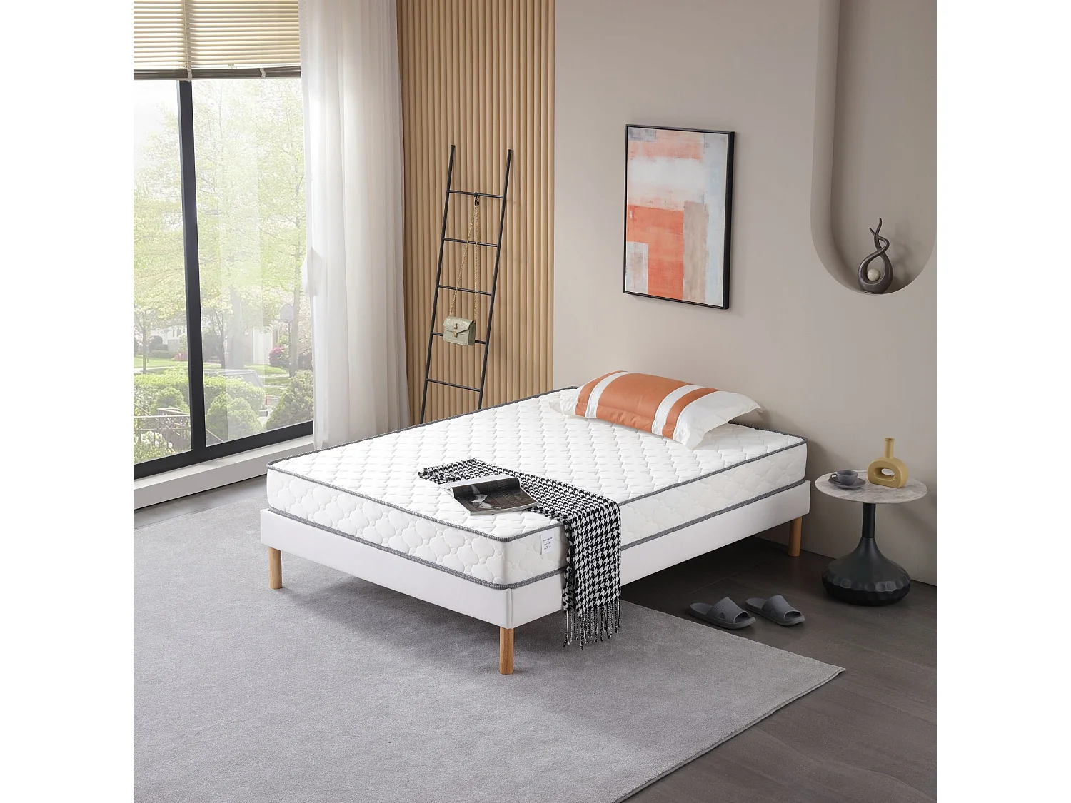 Doux rêve Matelas 180x200 Densité 30 Kg/m3 - Hauteur 18 Cm - Soutien Ferme -