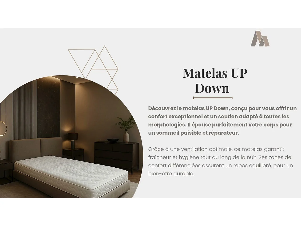 Nuits D'or Up 80x190 Matelas Densité 35 Kg/m3 - Hauteur 18 Cm - Soutien Très Ferme (80 x 190)