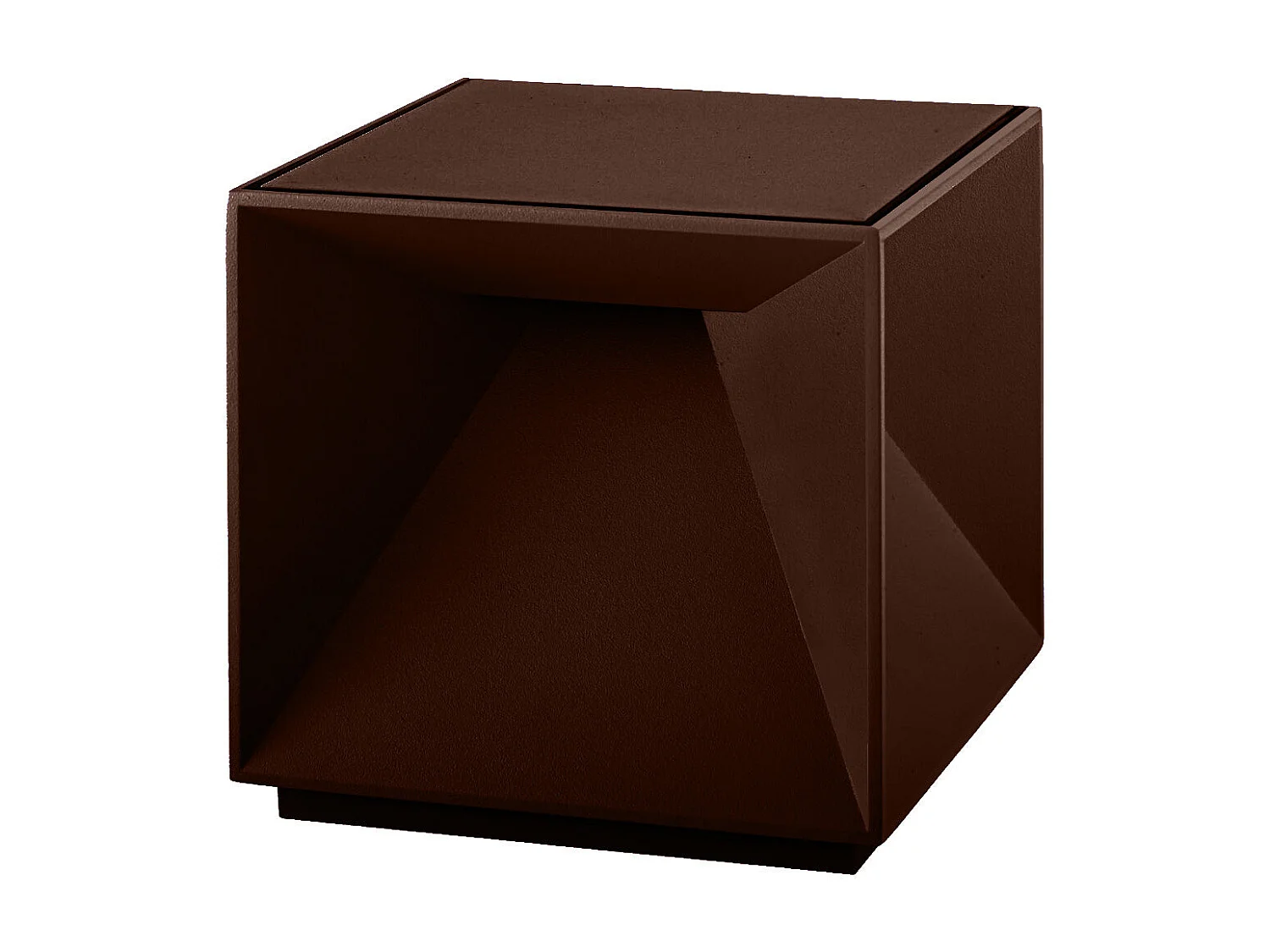 Lampe de chevet sans fil CUBOX Rouille 10cm