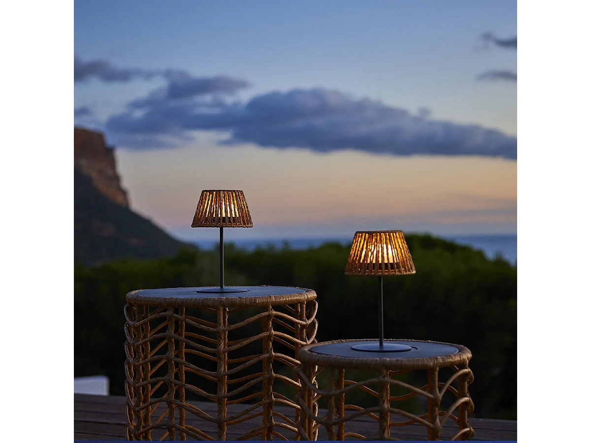 4 Lampes de table TWINS RAFFY H24cm