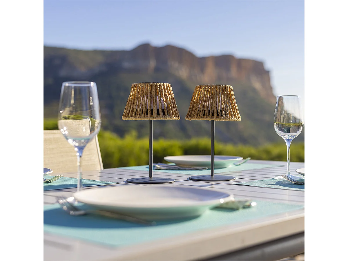 4 Lampes de table TWINS RAFFY H24cm