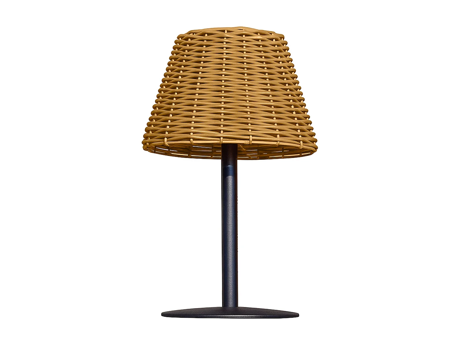 Lampe de table solaire AMIRA SOLAR polyrotin H25cm