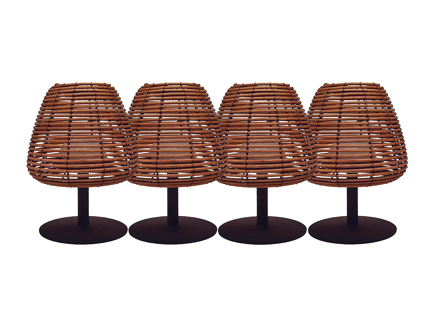 4 Lampe de table sans fil STANDY MINI BOHEME H25cm