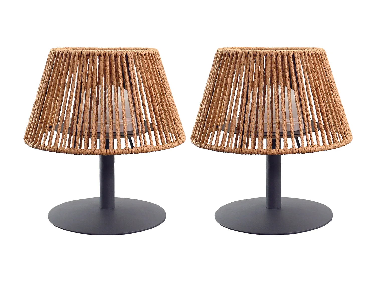 2 Lampes de table sans fil STANDY MINI RAFFY H22cm