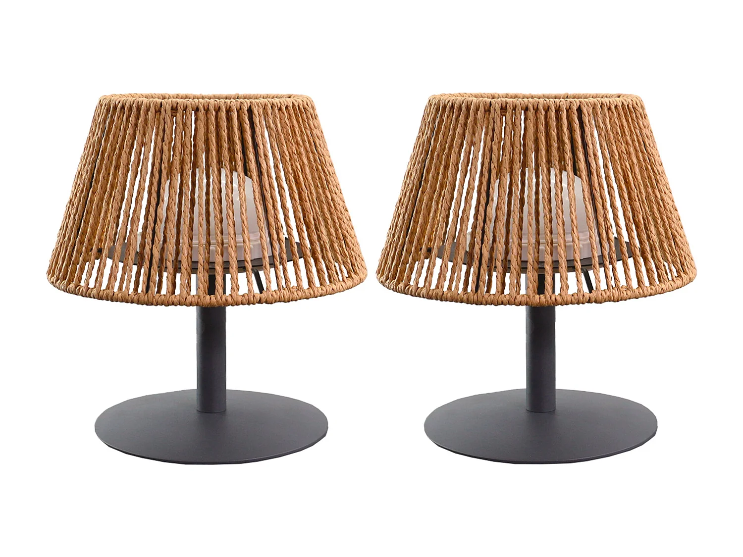 2 Lampes de table sans fil STANDY MINI RAFFY H22cm