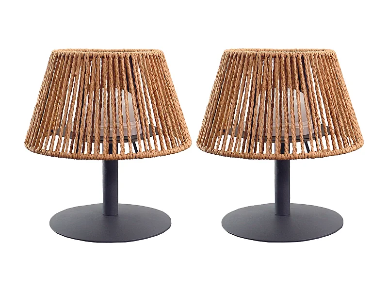 2 Lampes de table sans fil STANDY MINI RAFFY H22cm