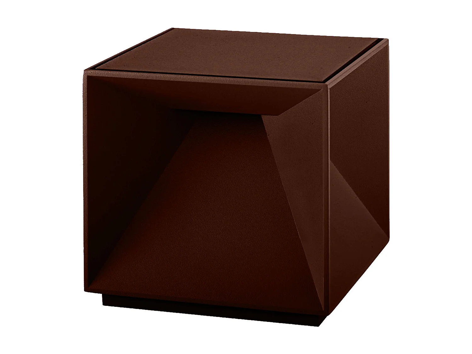 Lampe de chevet sans fil CUBOX MINI Rouille 8cm