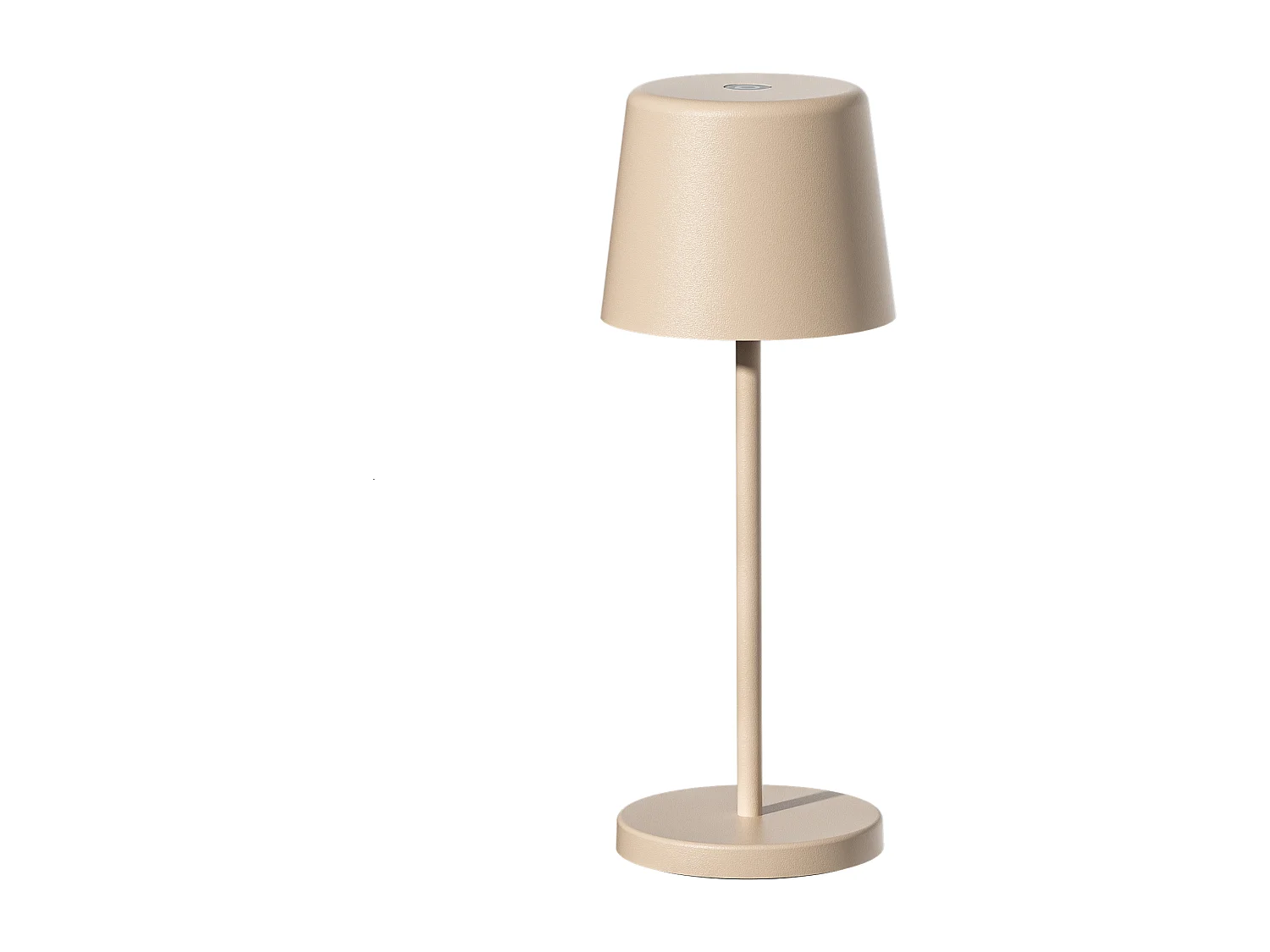 6 Lampes de table MINI KELLY Sable H22cm + base de chargement