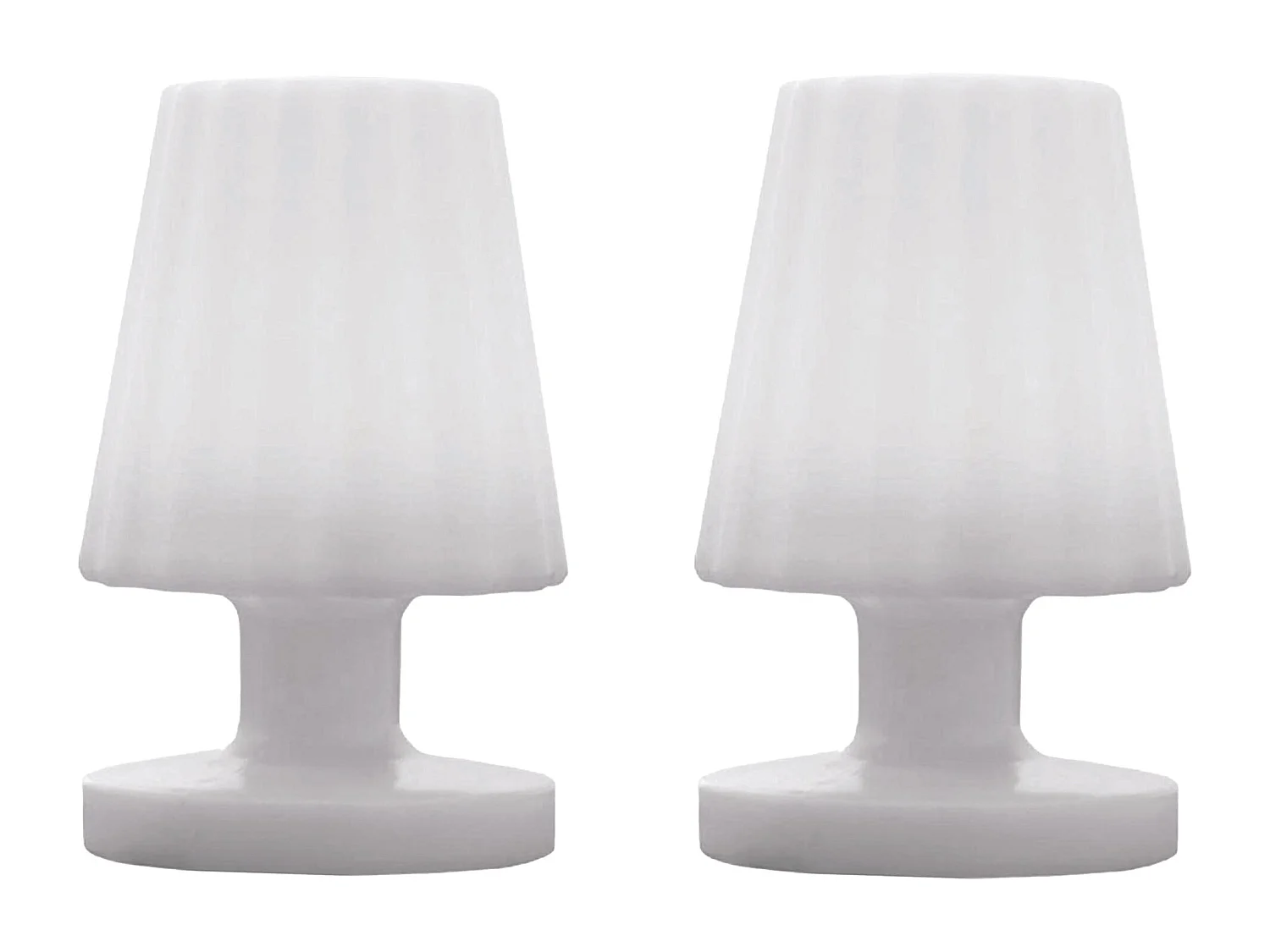2 Lampes de table sans fil LADY MINI H22cm