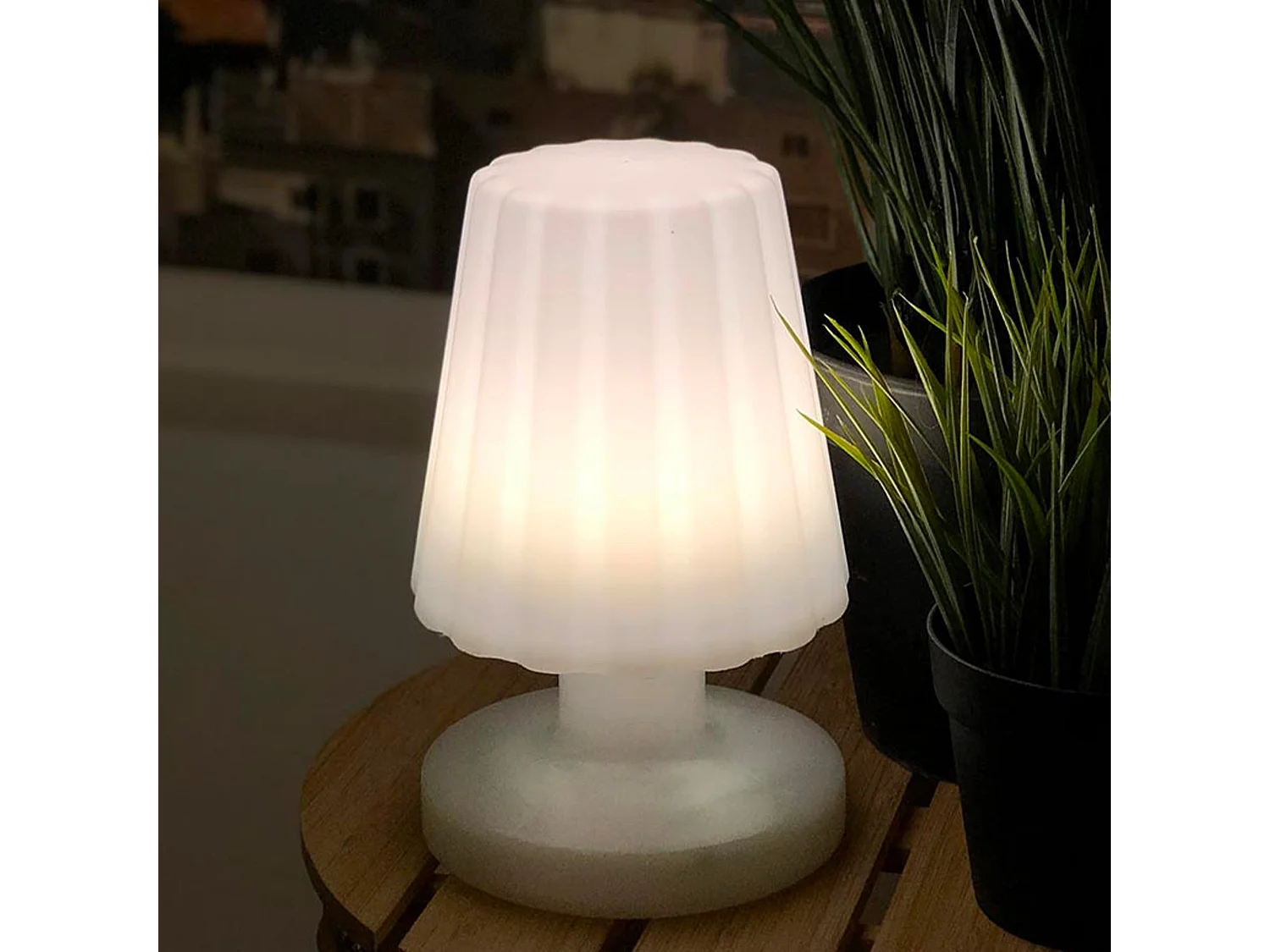 2 Lampes de table sans fil LADY MINI H22cm