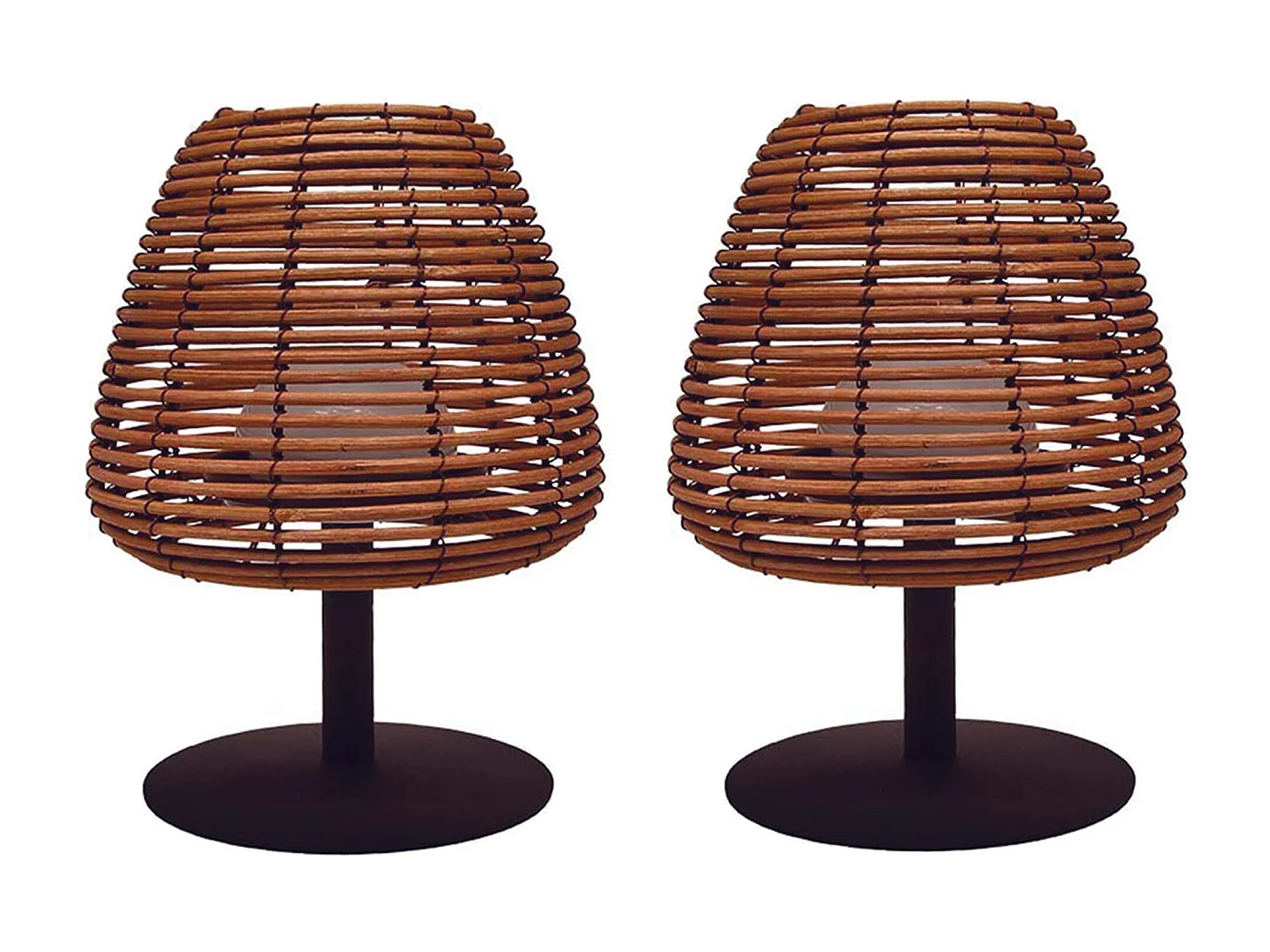 2 Lampe de table sans fil STANDY MINI BOHEME H25cm